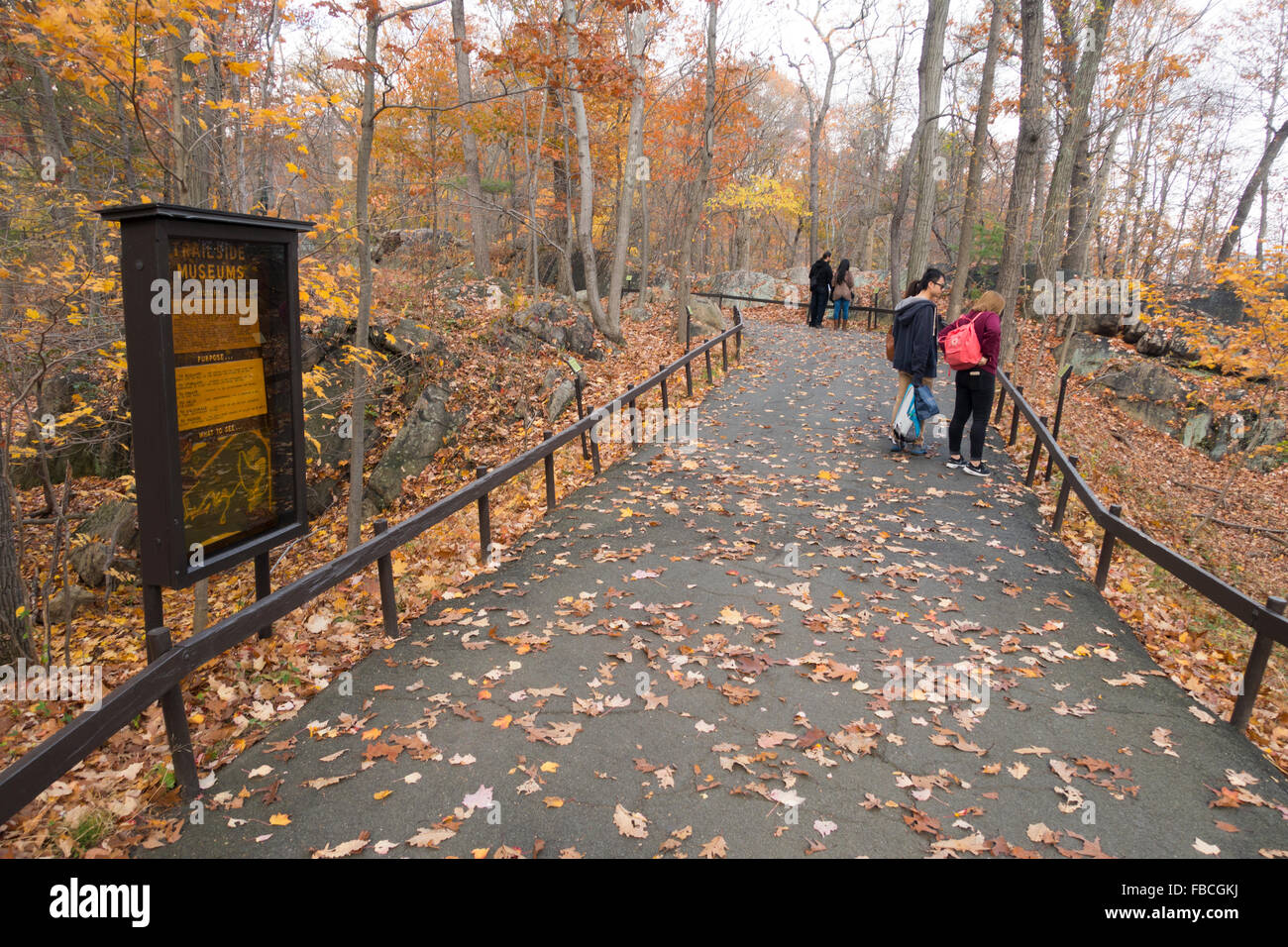 Le Trailside museum et zoo de Bear Mountain NY Banque D'Images