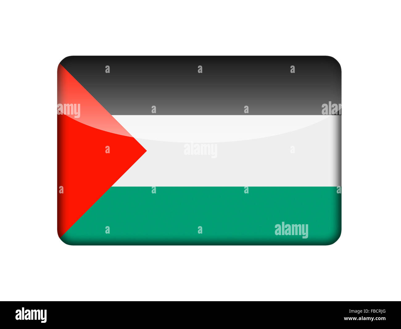 Le drapeau palestinien Banque D'Images