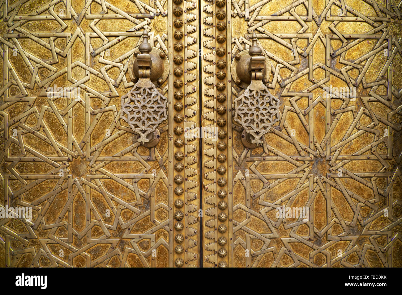 Embarquement au Palais Royal de Fès, l'oriental, Maroc Banque D'Images