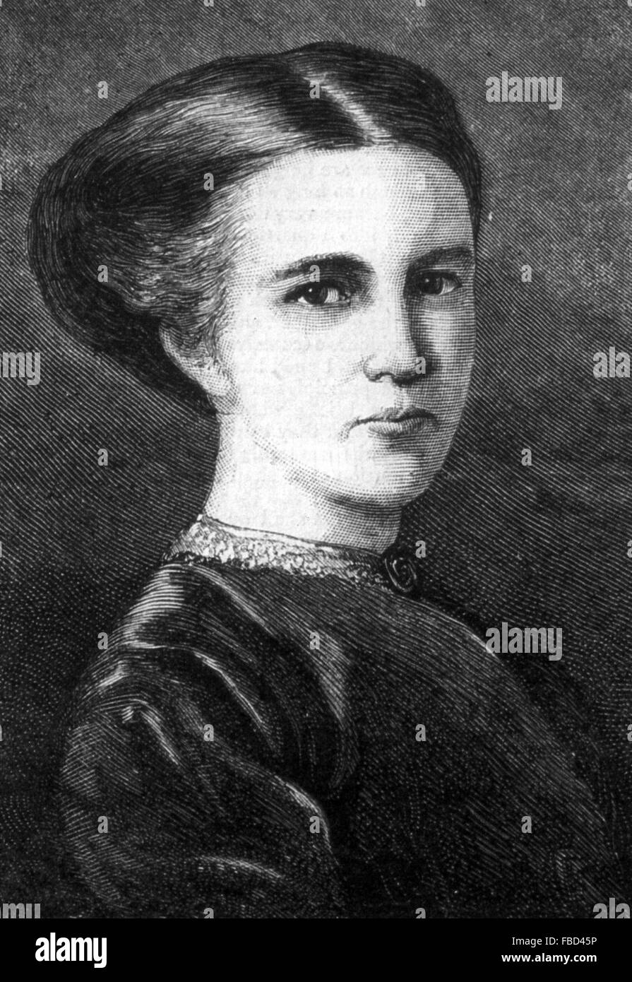 ELIZABETH BLACKWELL (1821-1910) médecin anglais qui a été la première femme sur le UK Medical s'inscrire Banque D'Images