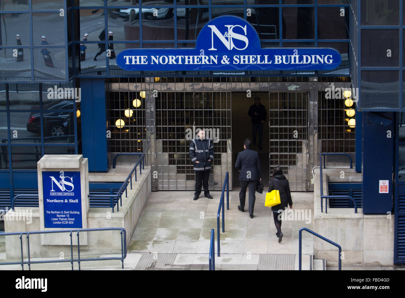 Et Du Nord Bâtiment Shell, siège de l'éditeur du Daily Star, Daily Express, nouvelle, Sunday Express, et Star Magazine à Londres Banque D'Images