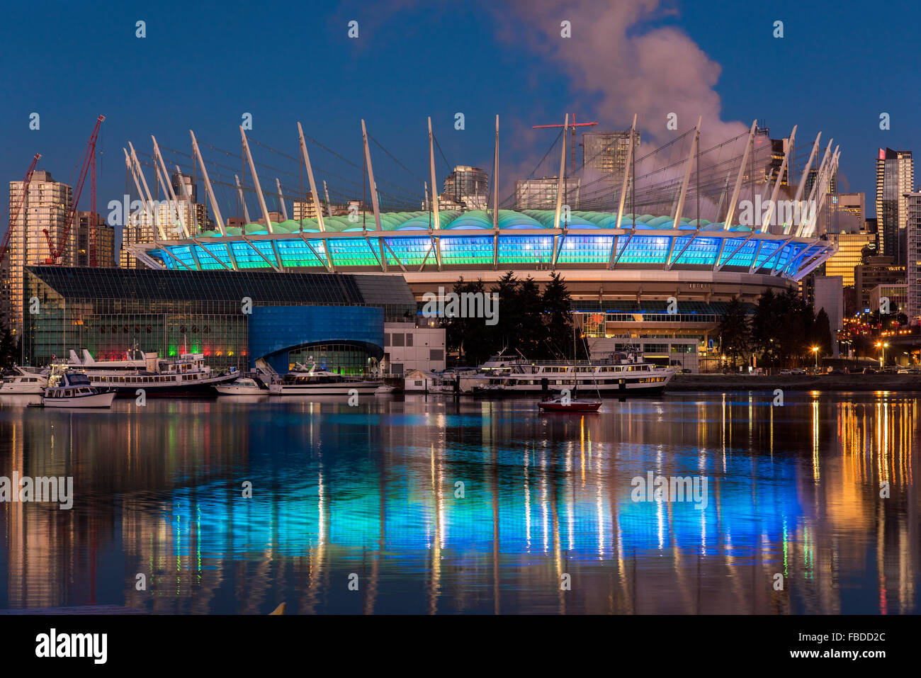 Le Stade BC Place, Vancouver, British Columbia, Canada Banque D'Images