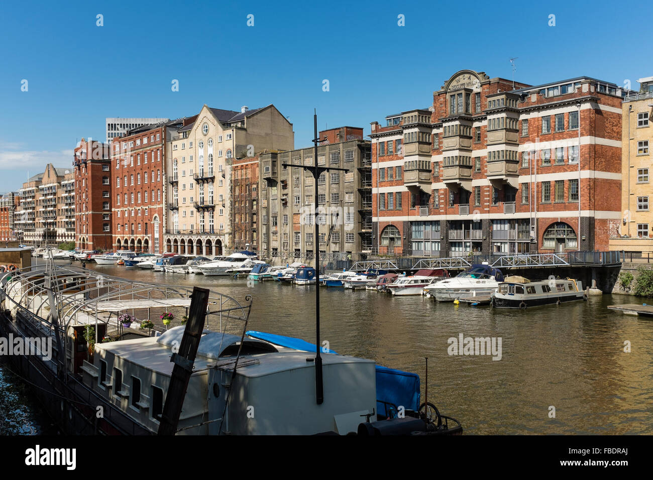 Quai Port flottant de Redcliffe, Bristol, Royaume-Uni Banque D'Images