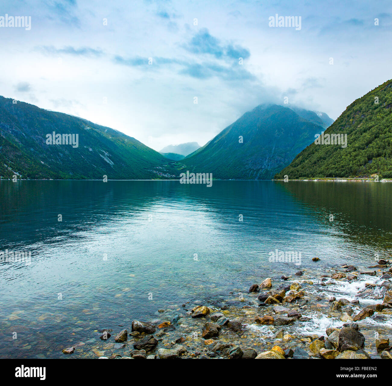 Belle Nature Norvège paysage naturel. Banque D'Images