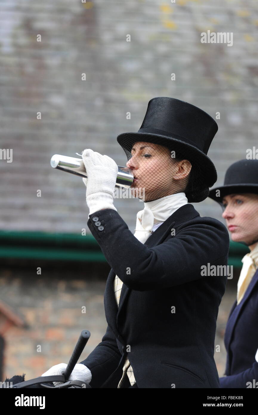 Mesdames Sidesaddle R.-U. Banque D'Images