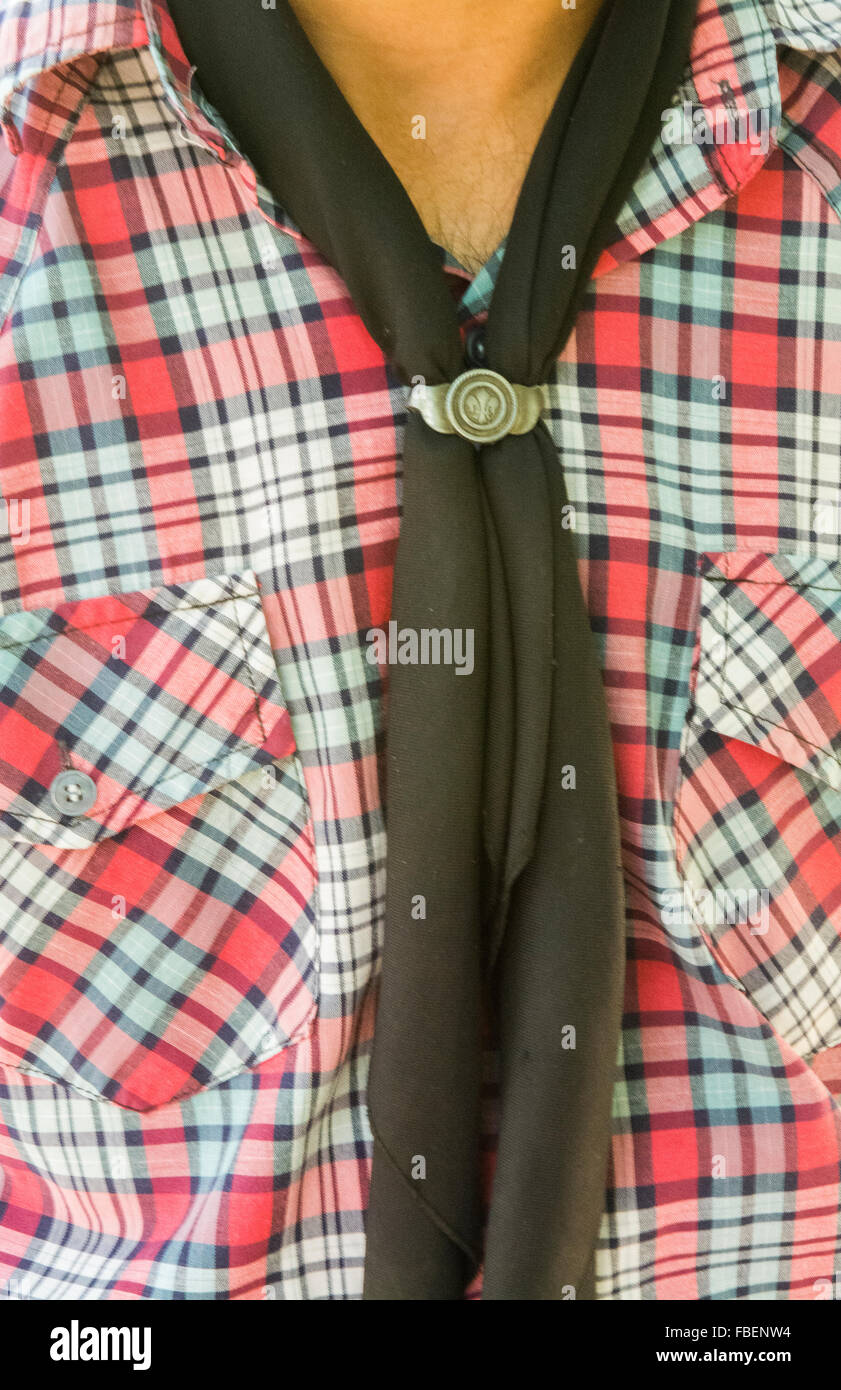 Buenos Aires Argentine Gaucho shirt et écharpe libre de cowboy Photo Stock  - Alamy