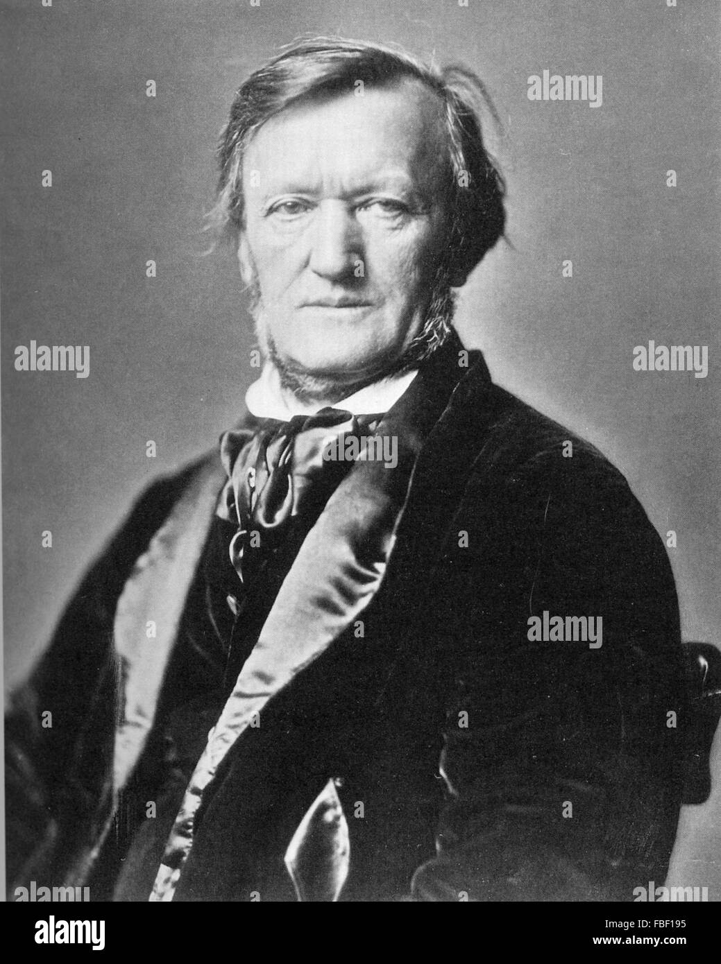 RICHARD WAGNER (1813-1883) compositeur allemand en 1871 Banque D'Images