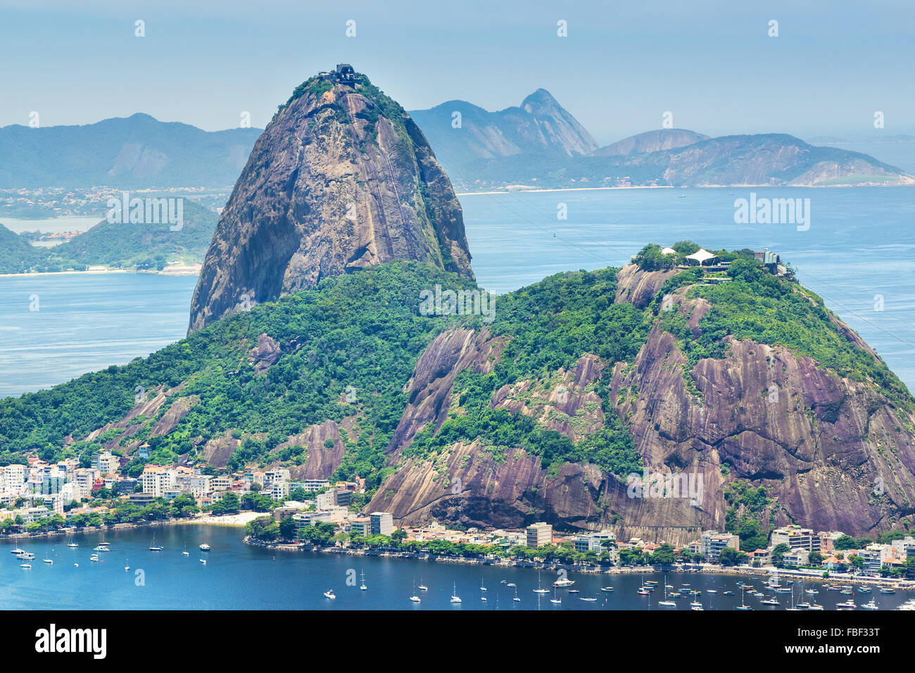 Pain de Sucre à Rio de Janeiro, Brésil. Banque D'Images