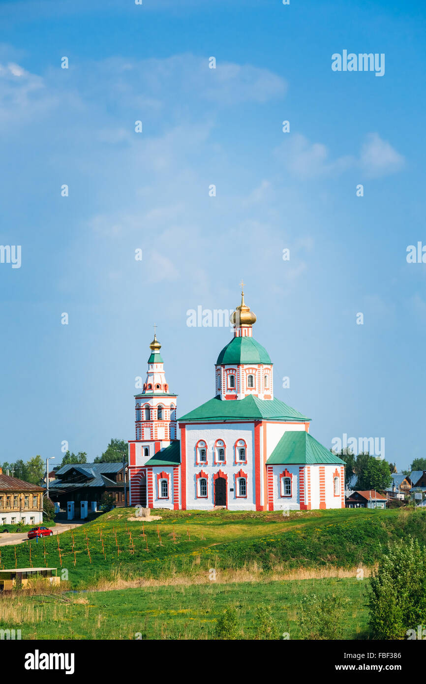 Église du prophète Élie (Elias) Église - église à Suzdal, la Russie. Construit en 1744. Anneau d'or Banque D'Images