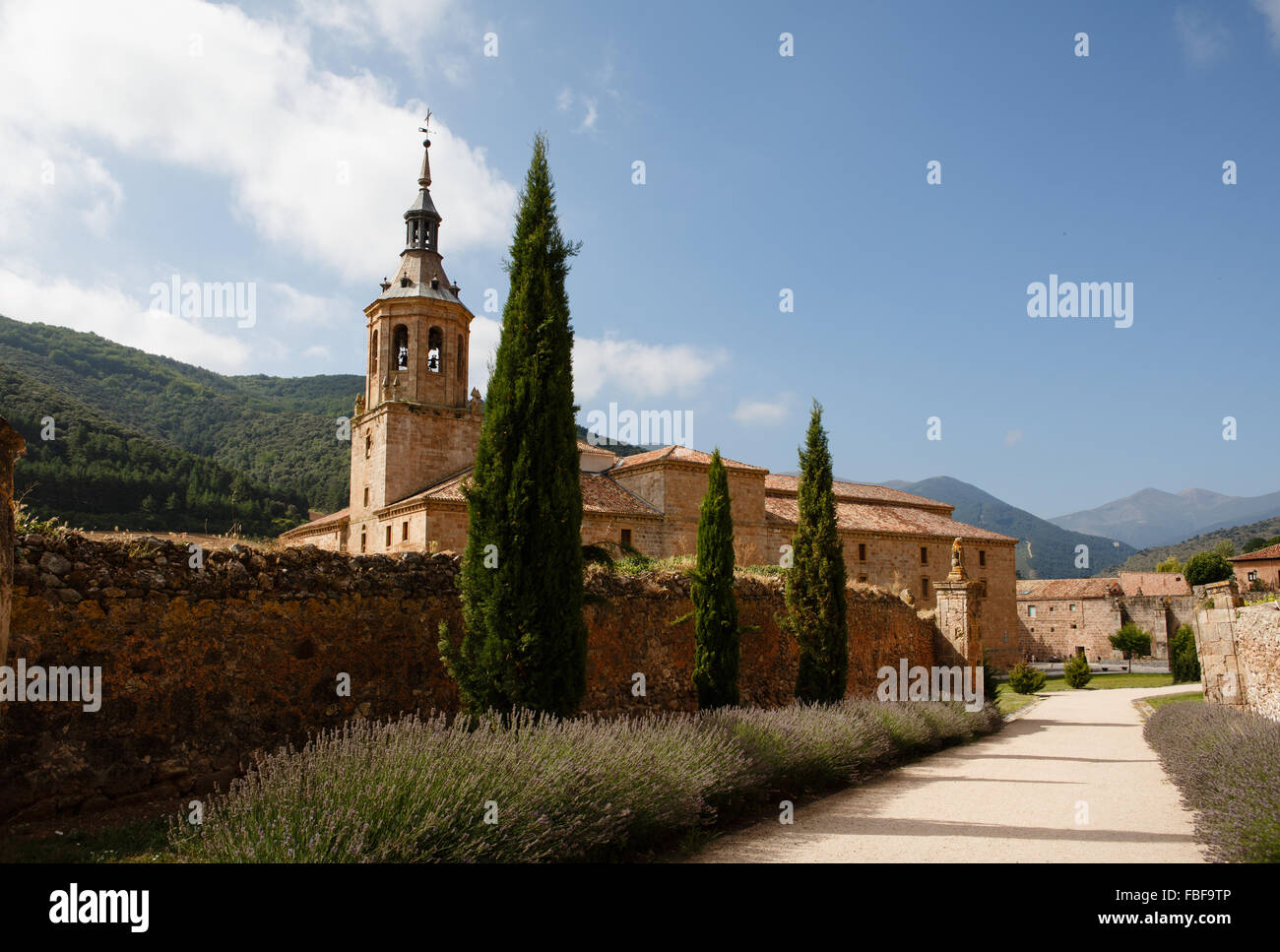 7/8/15 sites du patrimoine mondial du Monastère de Yuso, à San Millan de la Cogolla, La Rioja, Espagne Banque D'Images