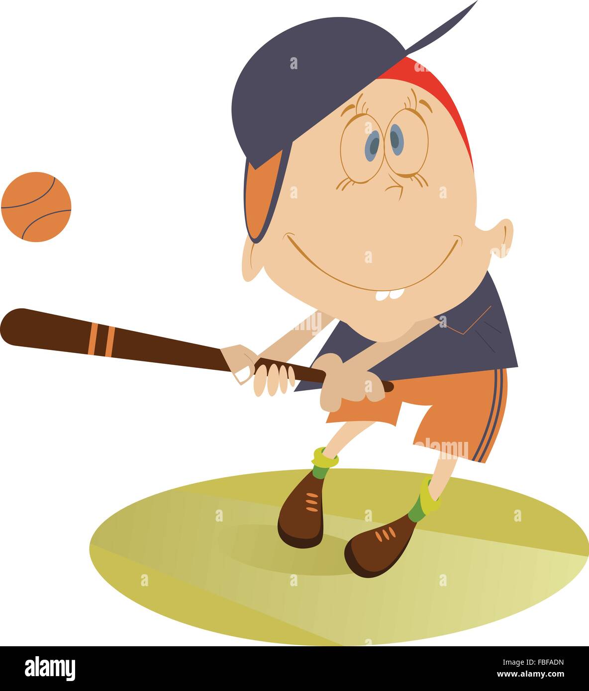 Joueur de baseball Illustration de Vecteur