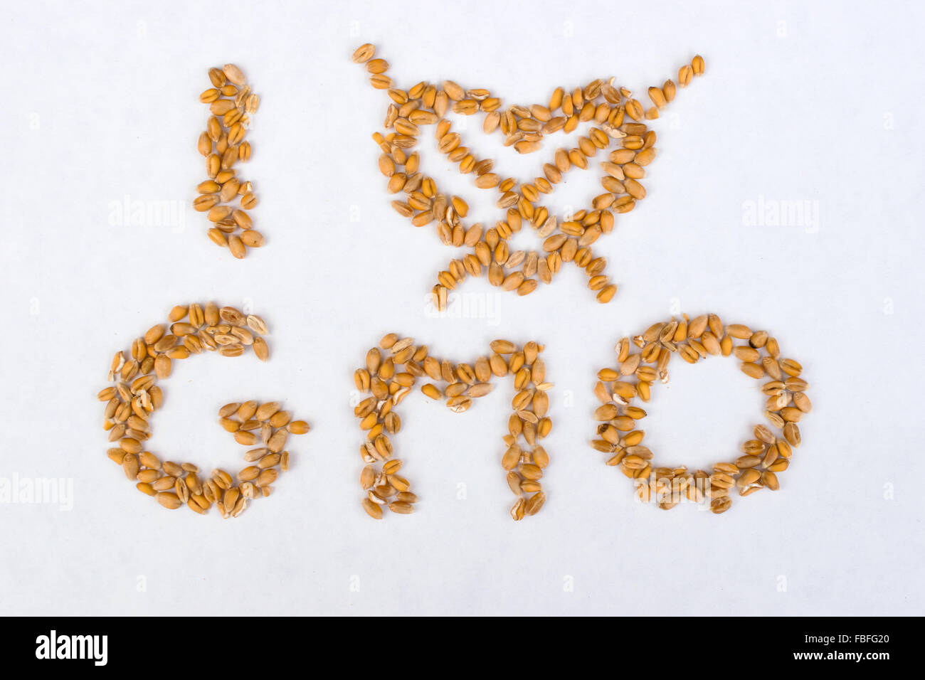 Concept de graines OGM Banque D'Images