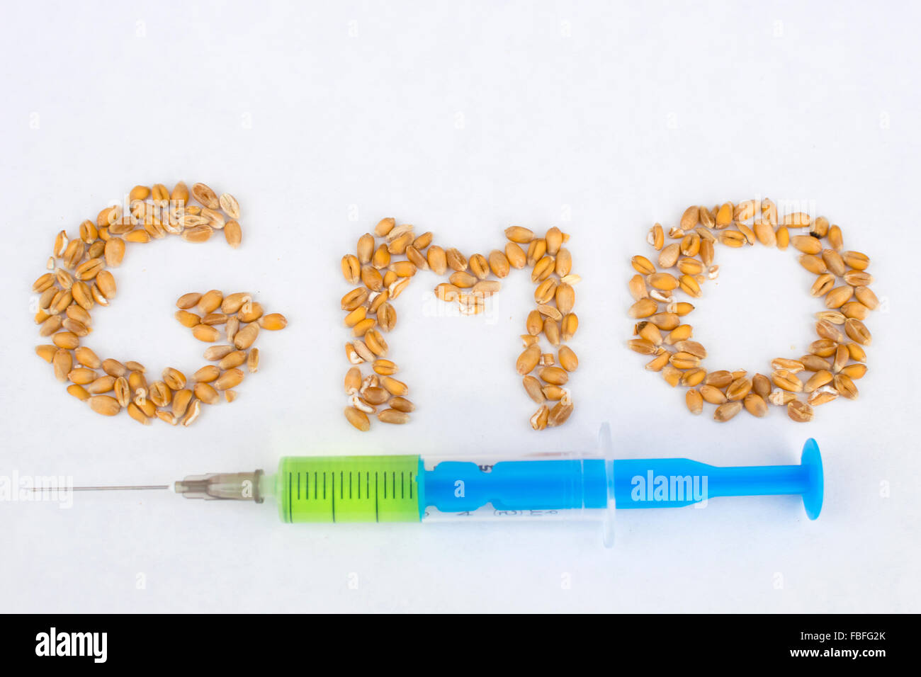 Concept de graines OGM Banque D'Images