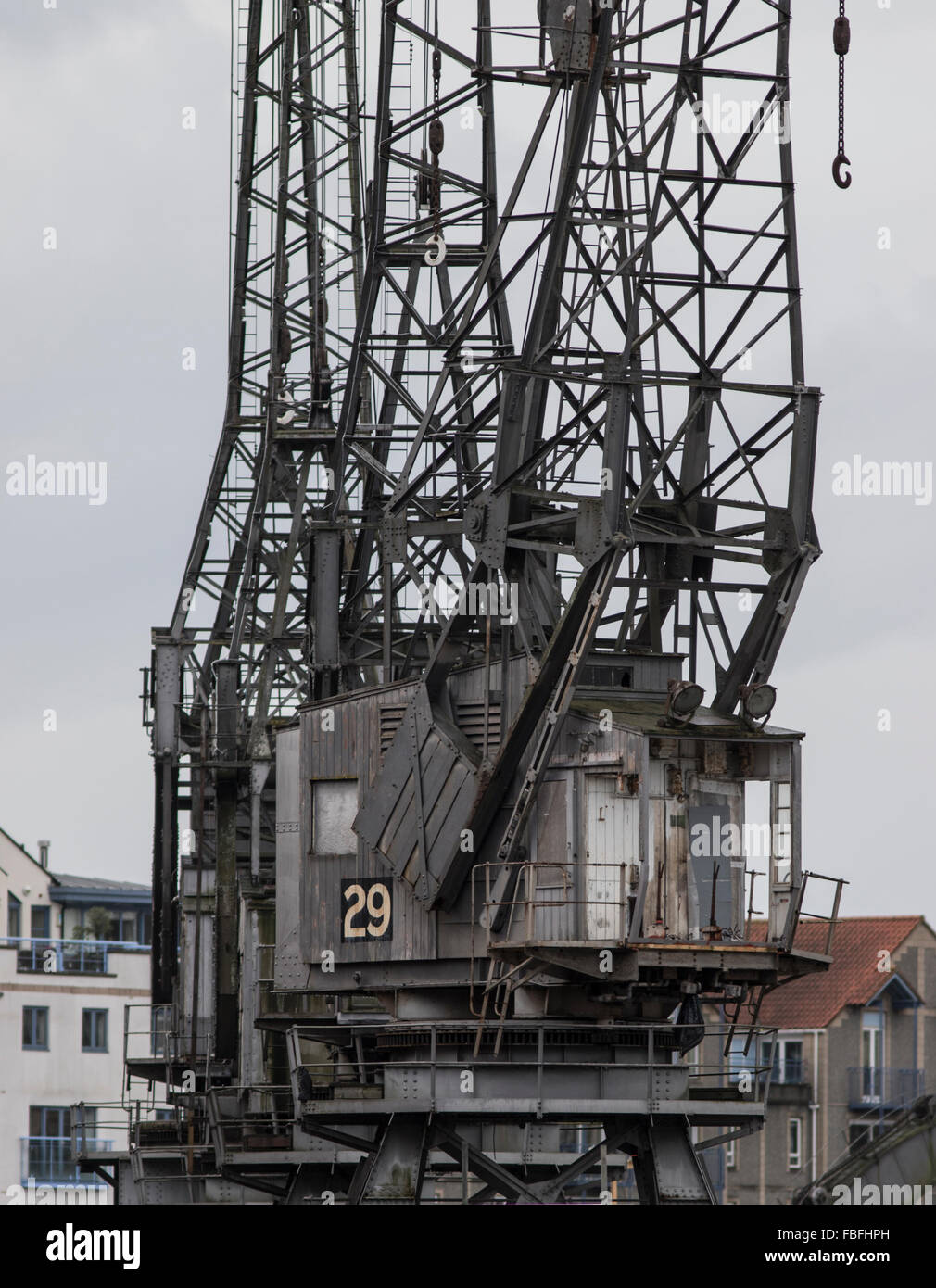 Stothert et Pitt dock électrique grues, quais de Bristol Bristol England UK Banque D'Images