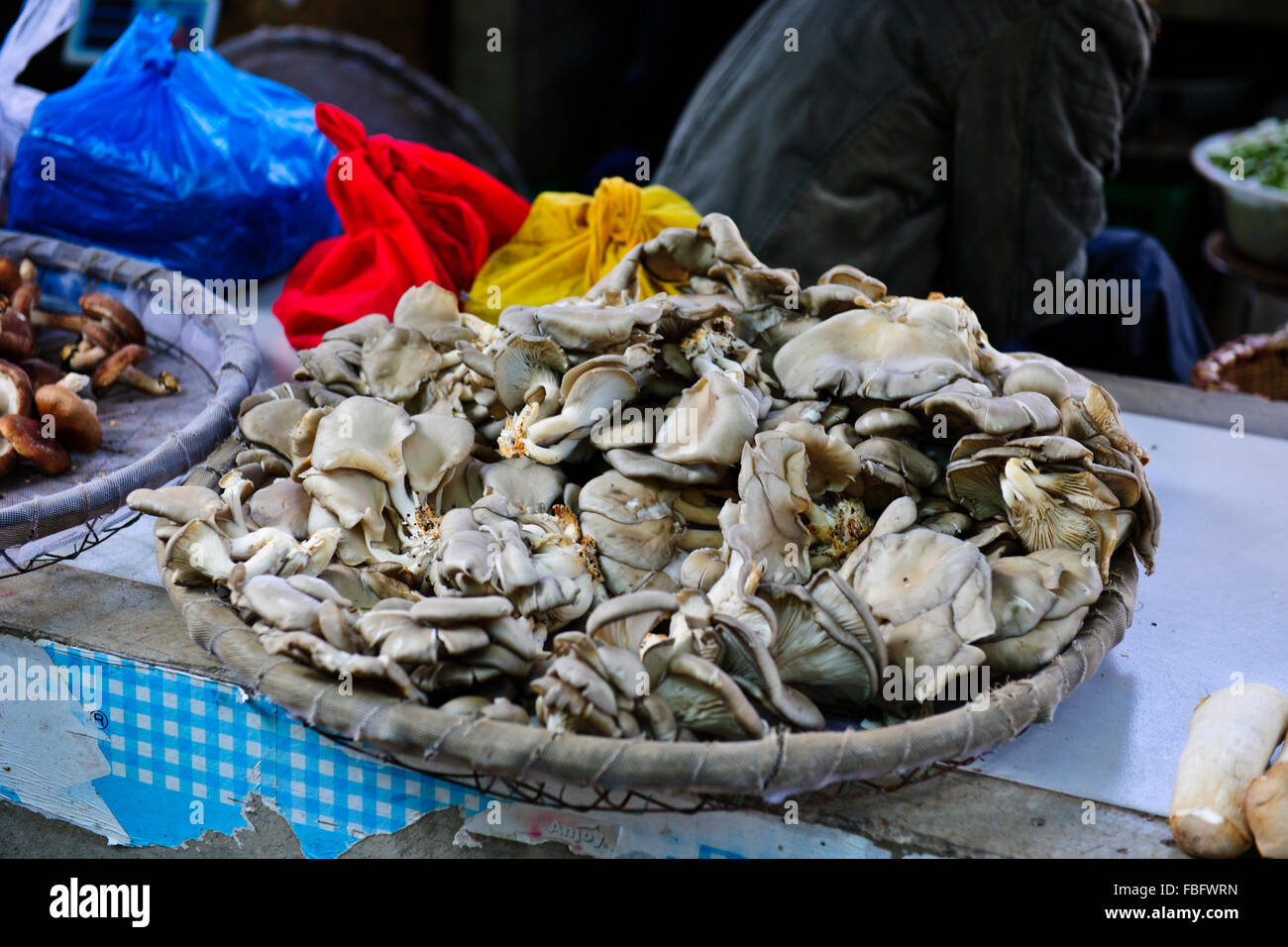 Shaxi,aliments,Marché,Légumes,épices Ingrédients médicinaux chinois de la province de Yunnan, Chine, République populaire de Chine, Chine Banque D'Images