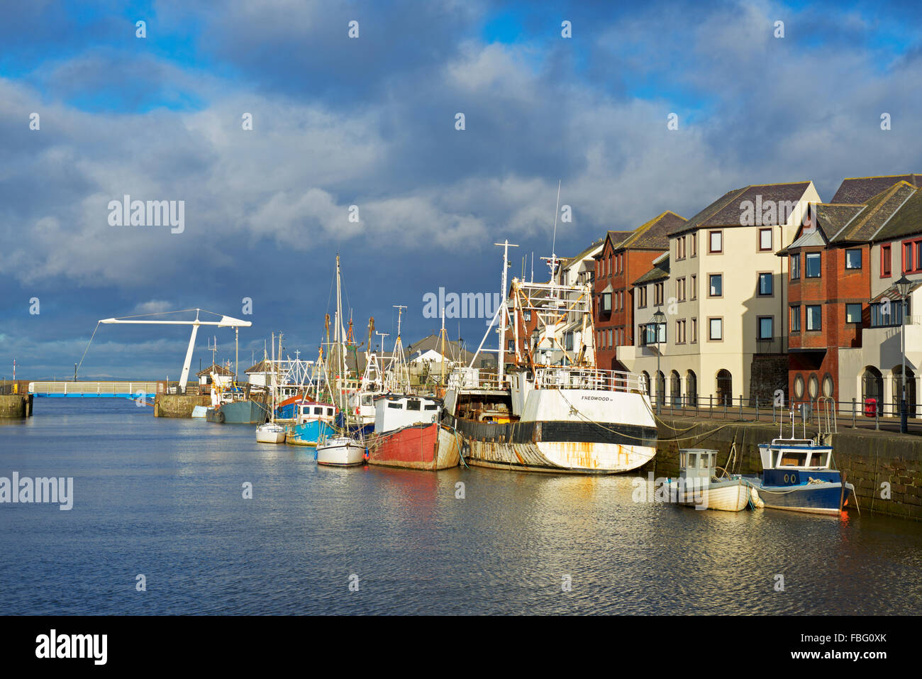 Le port, Maryport, West Cumbria, Angleterre, Royaume-Uni Photo Stock - Alamy