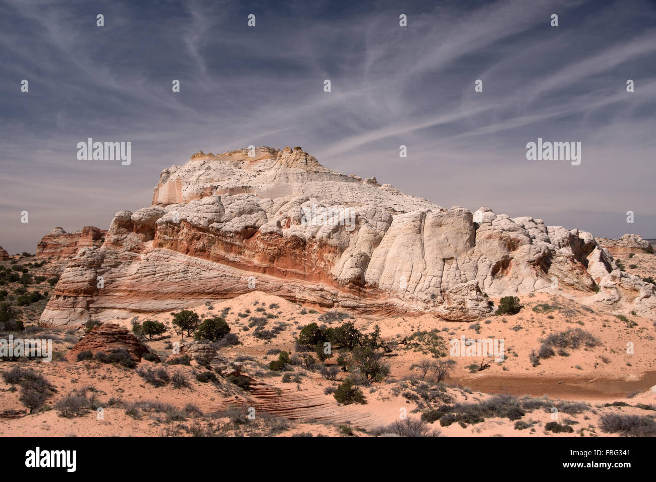 La White Pocket Canyon est situé dans le Nord de l'Arizona, USA, et est encore un tuyau. Banque D'Images