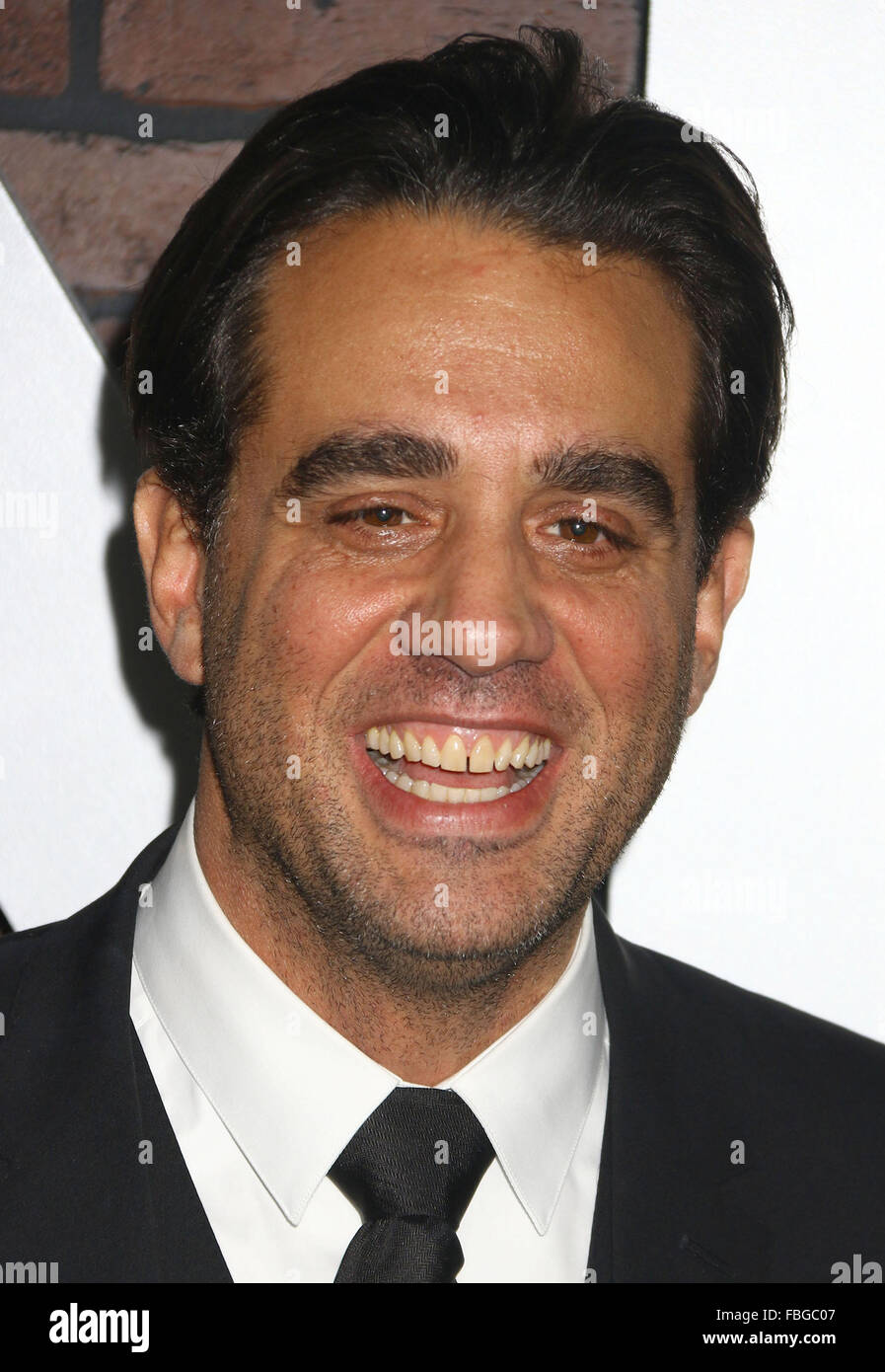 15 janvier 2016 - New York, New York, États-Unis - Acteur BOBBY CANNAVALE assiste à la première de New York la série HBO 'Vinyl' tenu à la Ziegfeld Theatre. (Crédit Image : © Kaszerman ZUMA Nancy via le fil) Banque D'Images