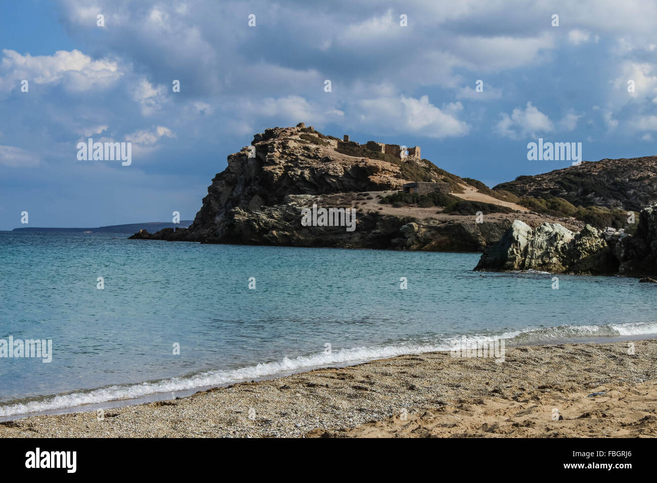 Des plages exotiques - Itanos, Crète, Grèce Banque D'Images