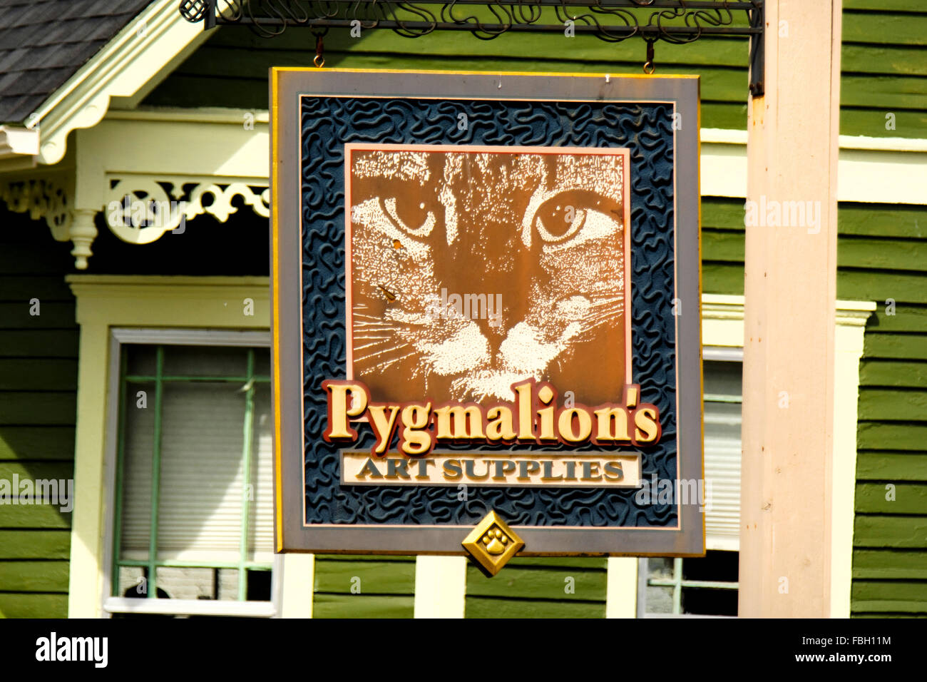 Pygmalion's art store à Bloomington, Indiana, bien connu de tous dans le domaine des arts à l'Université d'Indiana et de la ville. Banque D'Images