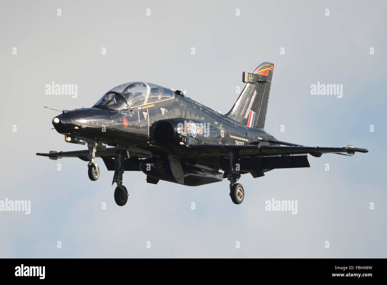 Hawks à RAF Valley Anglesey au nord du Pays de Galles UK Banque D'Images