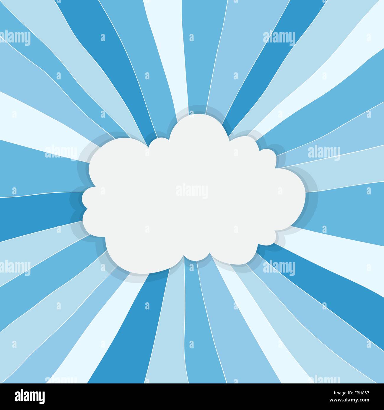 Résumé fond de nuage et de l'espace pour votre message Illustration de Vecteur