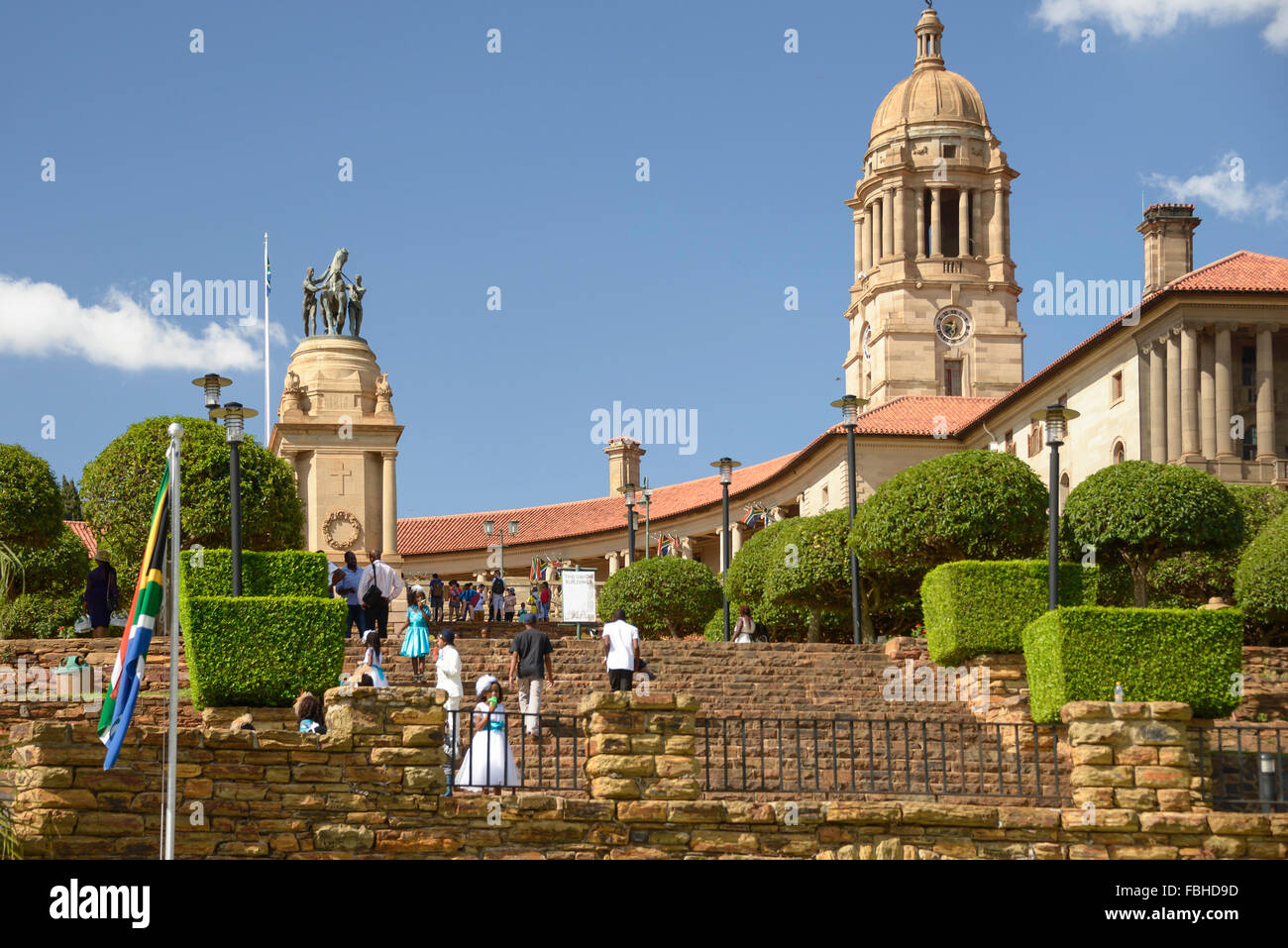 Les bâtiments de l'Union européenne sur Meintjieskop, Pretoria, Ville de la municipalité de Tshwane, Province de Gauteng, Afrique du Sud Banque D'Images