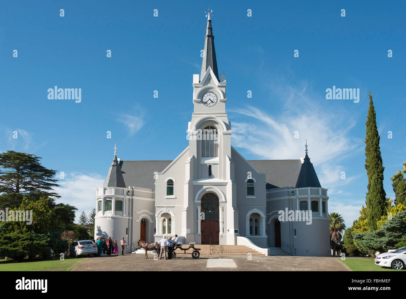 Église réformée hollandaise (NGK), Heidelberg, Hessequa Municipalité locale, province de Western Cape, Afrique du Sud Banque D'Images
