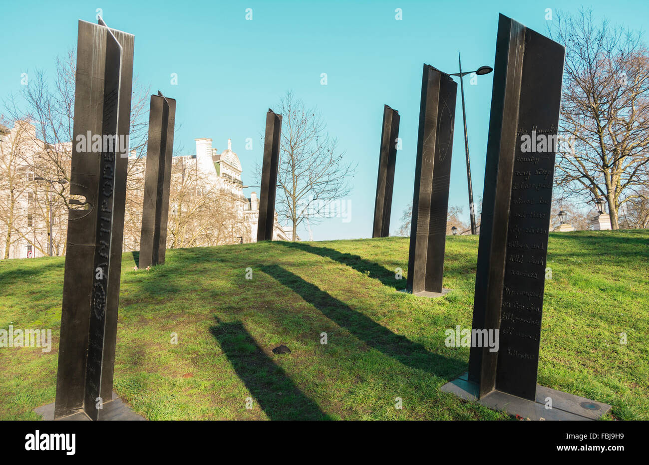 La Nouvelle Zélande War Memorial de Hyde Park Corner commémore la guerre morts de la première et de la Seconde Guerre mondiale Banque D'Images