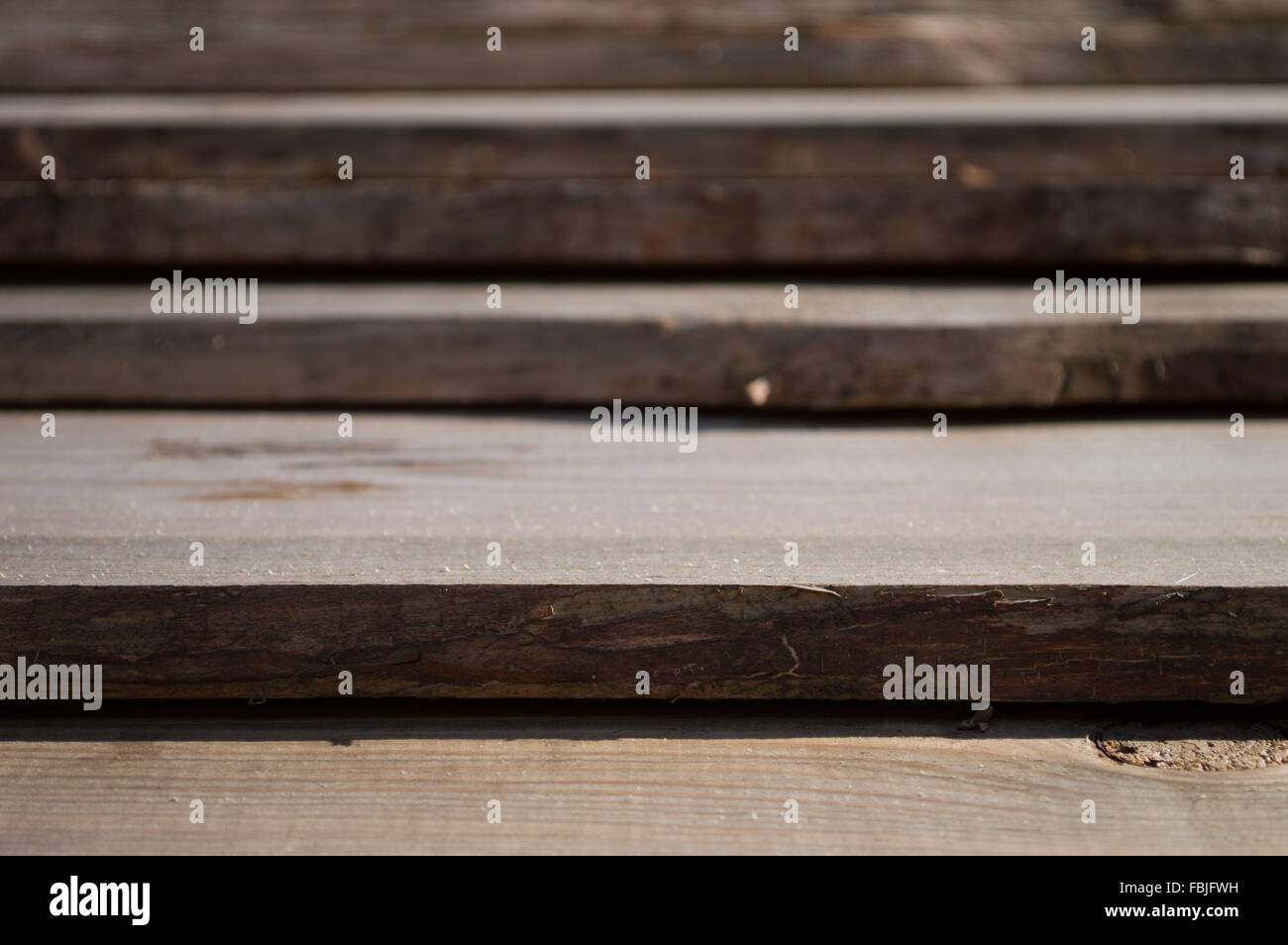 Toit en terrasse en bois. Blur et abstract view Banque D'Images