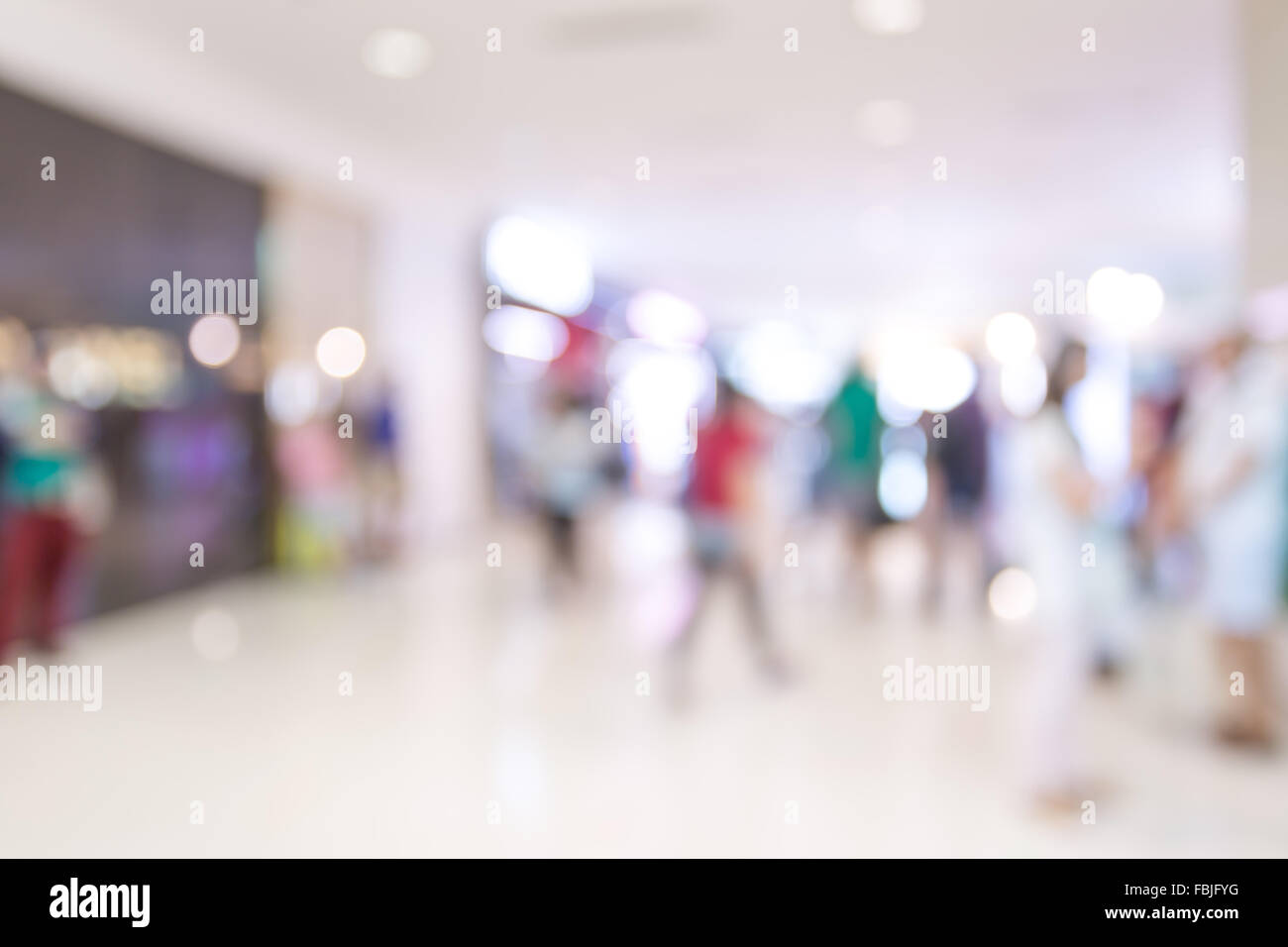 Résumé fond de shopping mall Banque D'Images