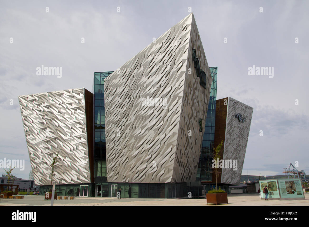 Le Titanic visitor center à Belfast Banque D'Images