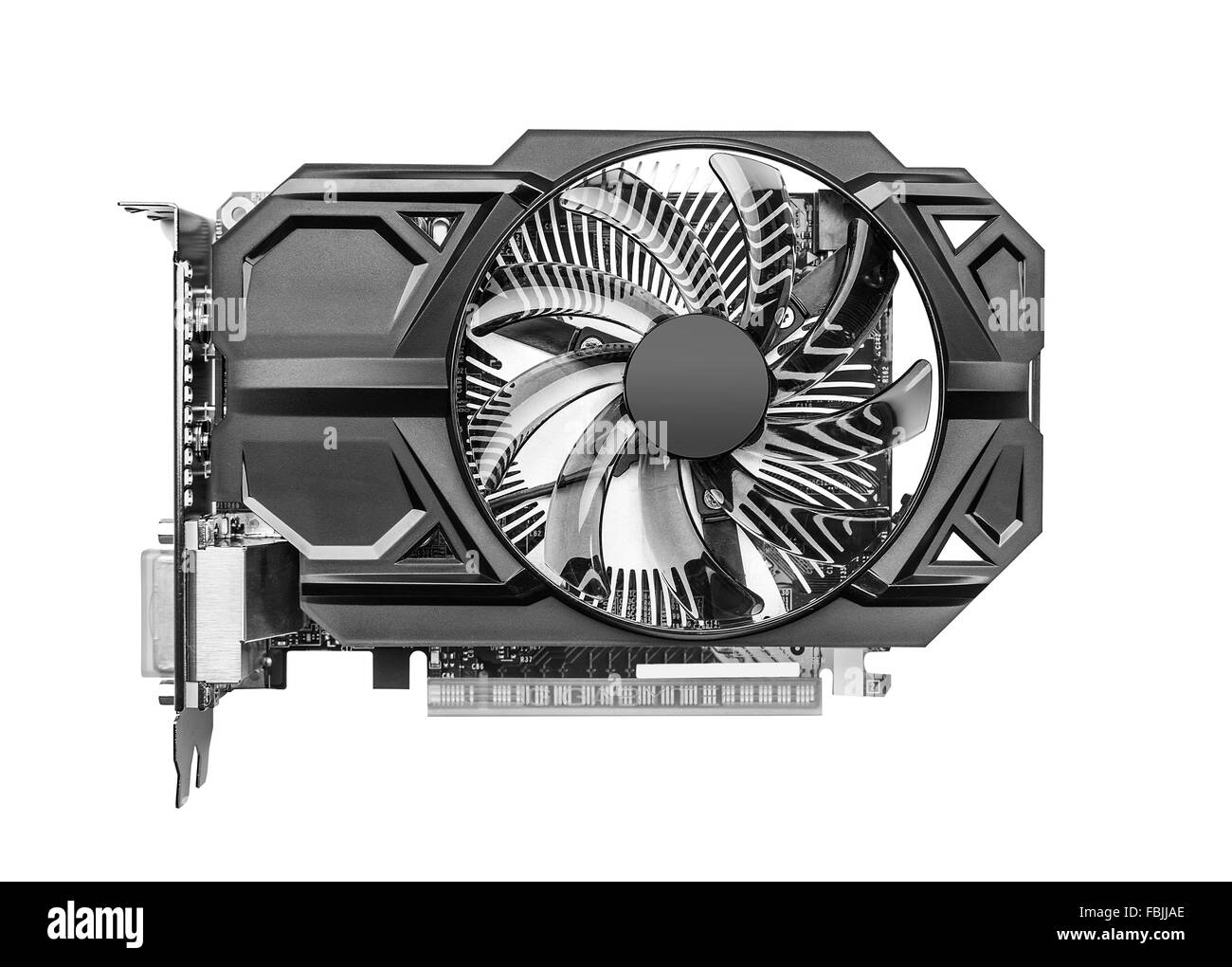 Carte graphique isolé. Banque D'Images