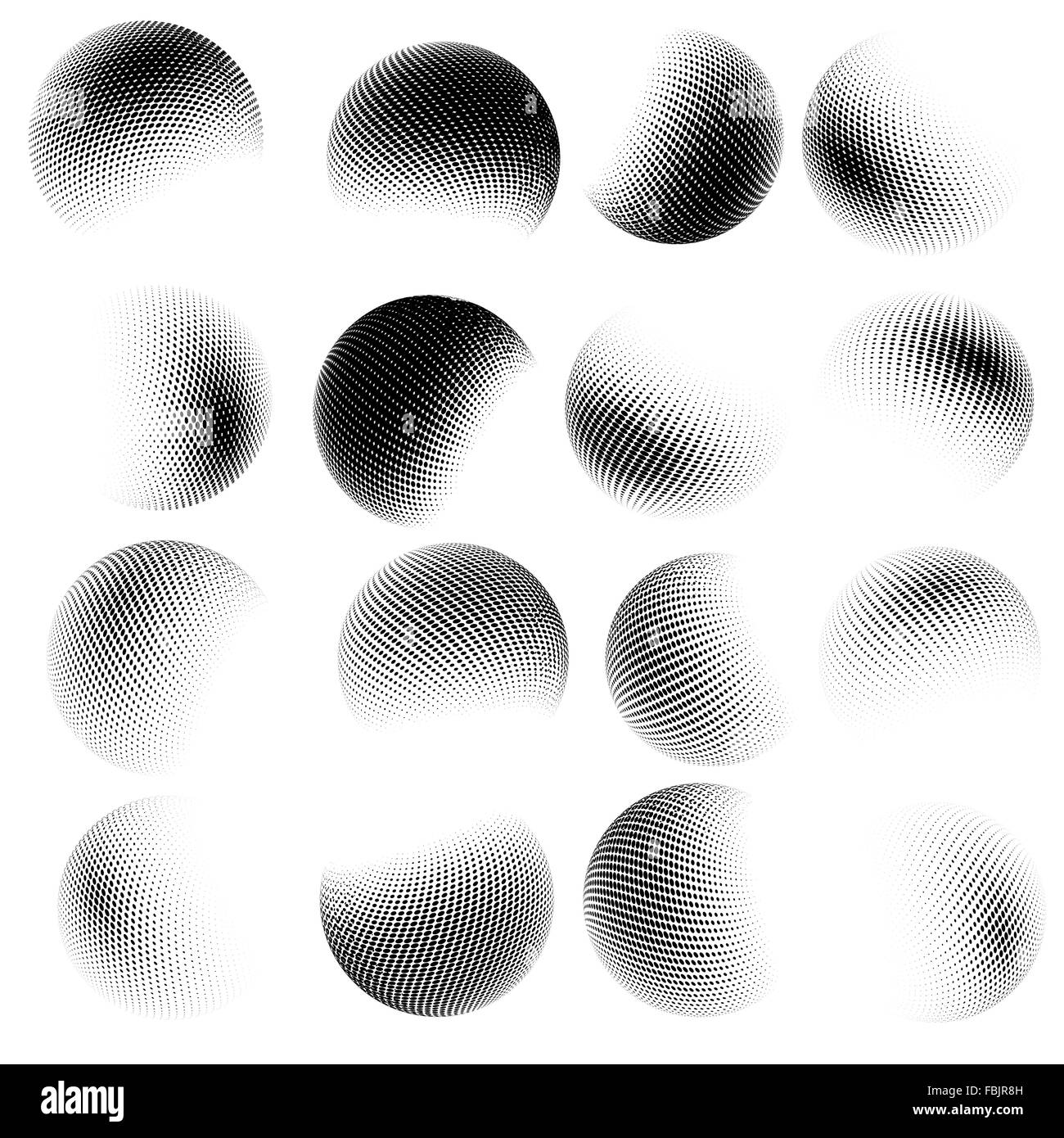 Demi-ton résumé. circulaire EPS 10 Illustration de Vecteur