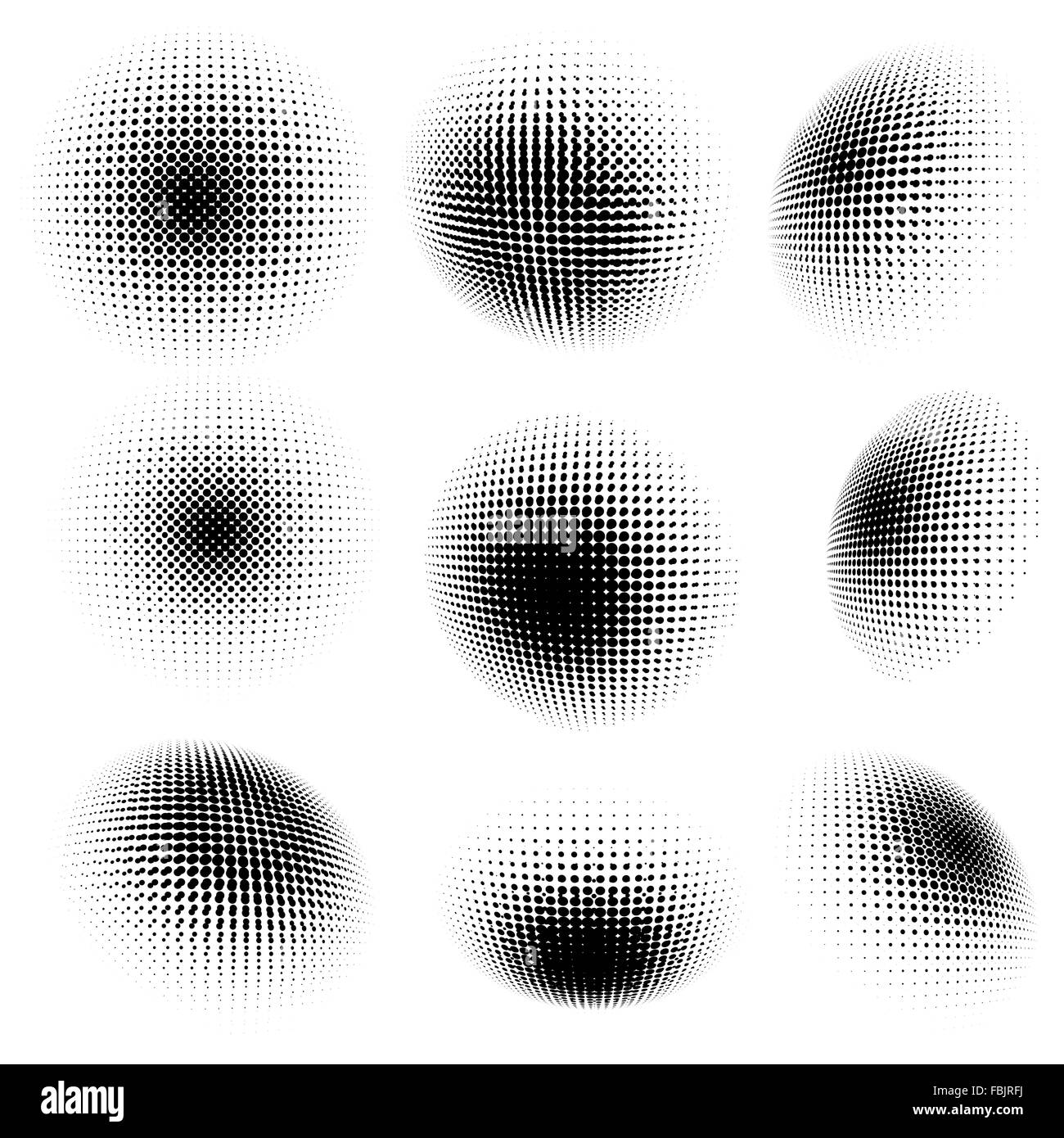 Demi-ton résumé. circulaire EPS 10 Illustration de Vecteur