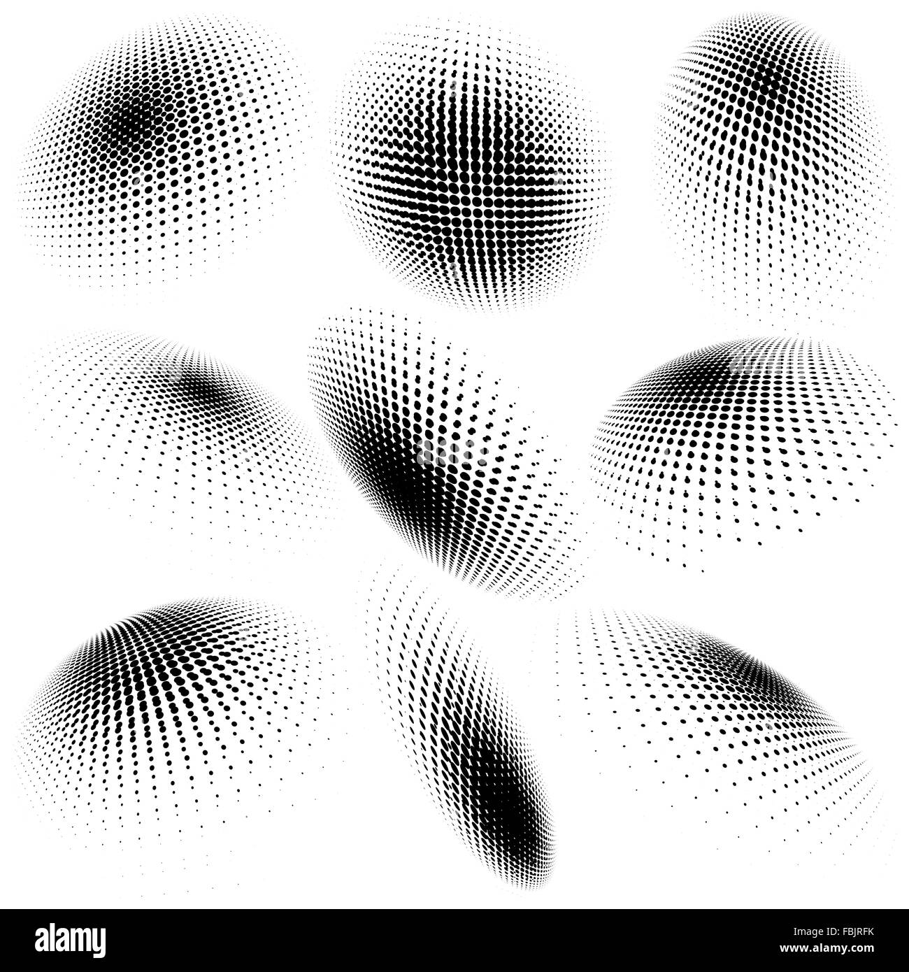 Demi-ton résumé. circulaire EPS 10 Illustration de Vecteur