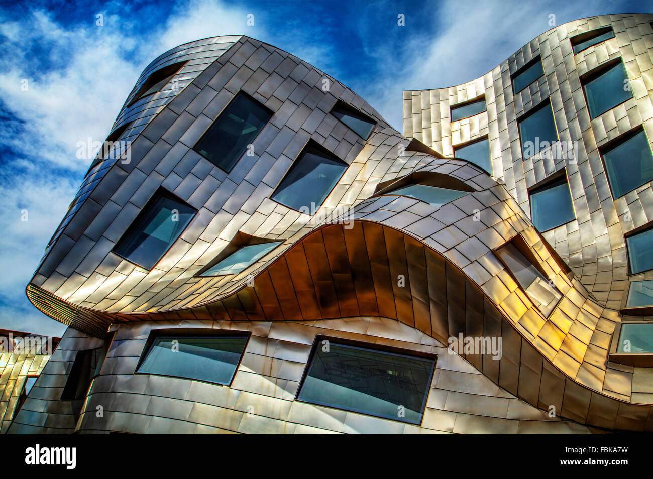 Cleveland Clinic Lou Ruvo Center pour la santé du cerveau, l'architecte Frank Gehry, a ouvert le 21 mai 2010 à Las Vegas, Nevada Banque D'Images