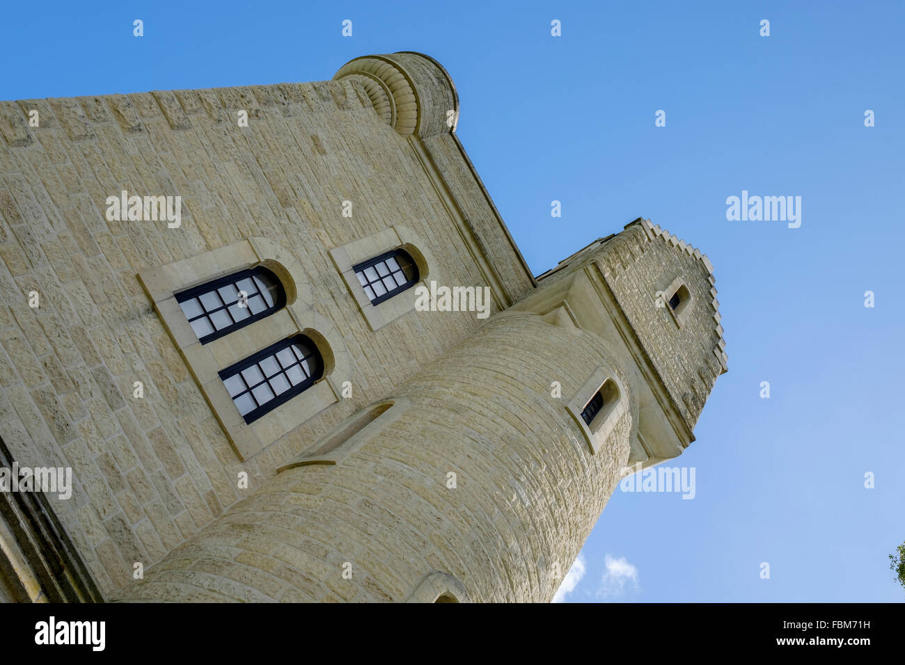 L'Ulster Memorial Tower, Somme. La France. Banque D'Images