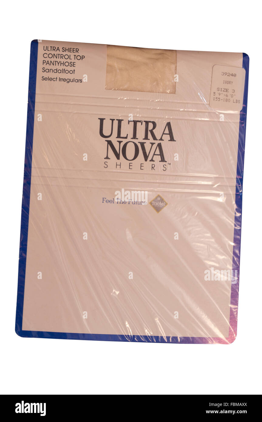 1 paquet de collants Nylons en WomensUltra Sheers bas de marque Banque D'Images