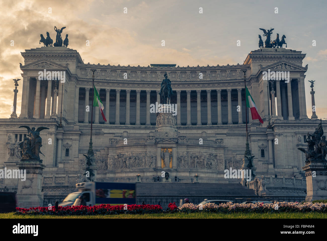 Rome, Italie : Vittoriano Banque D'Images