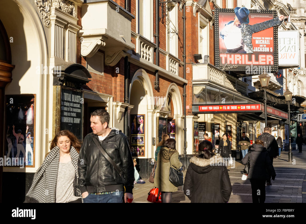 Le Lyric Theatre at West End sur Shaftesbury Avenue, Londres Angleterre Royaume-Uni UK Banque D'Images