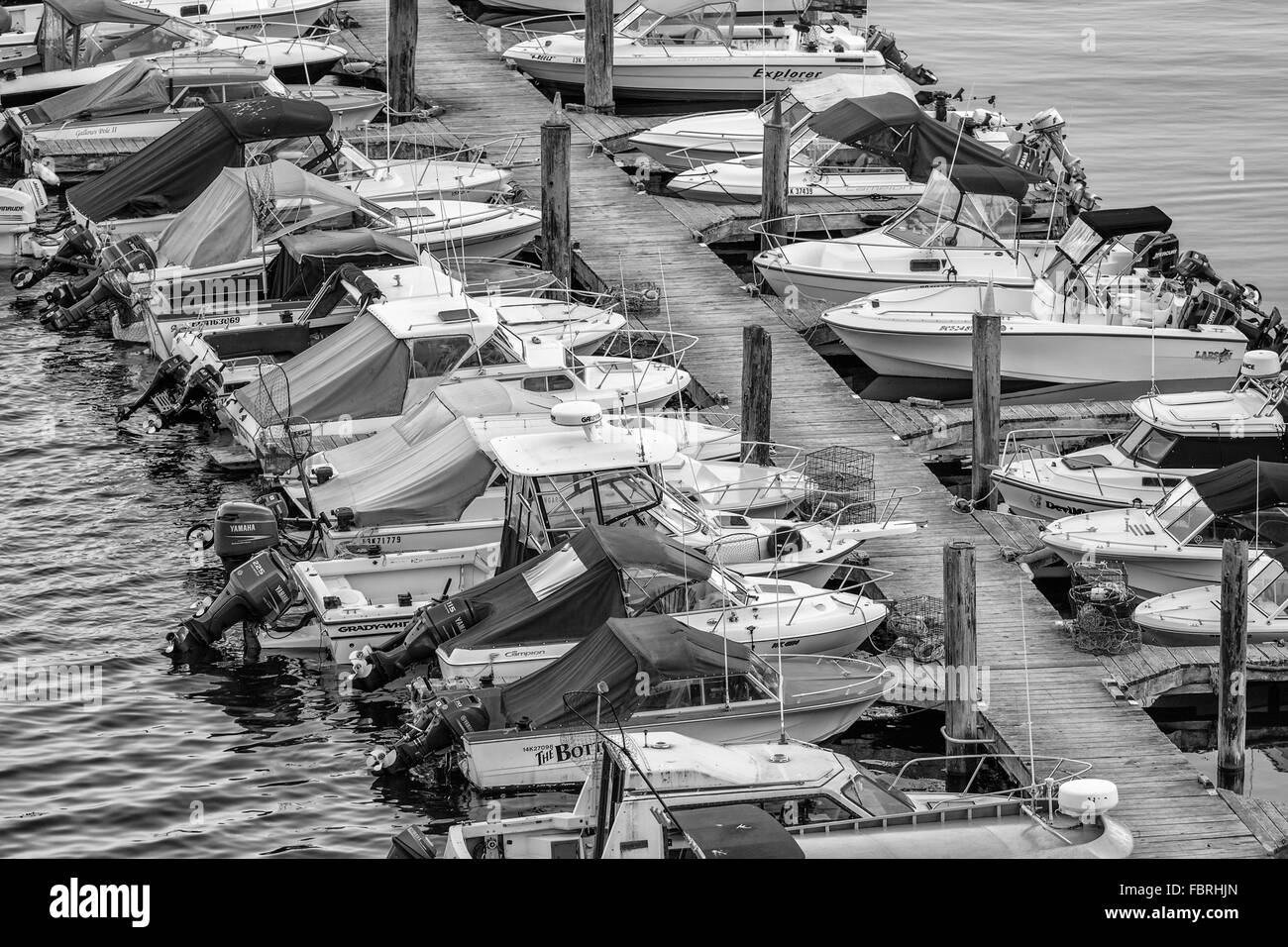 Marina de l'île de Vancouver, Canada Banque D'Images