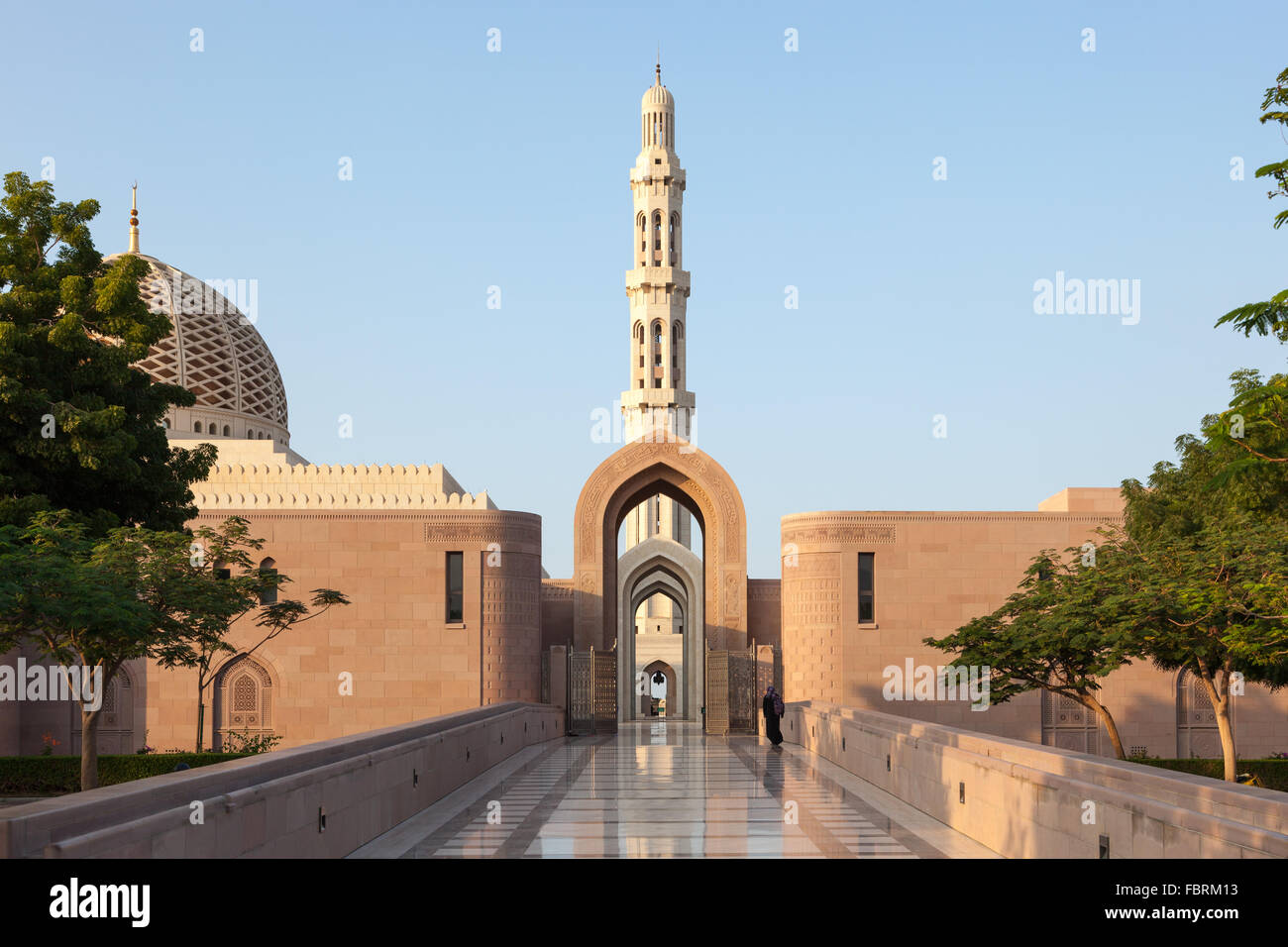 Grande Mosquée Sultan Qaboos Banque D'Images