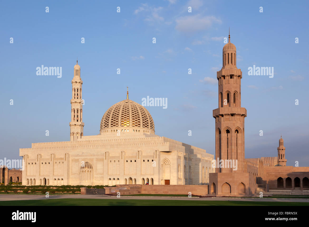 Le Sultan Qaboos Grand Mosque in Muscat, Oman Banque D'Images