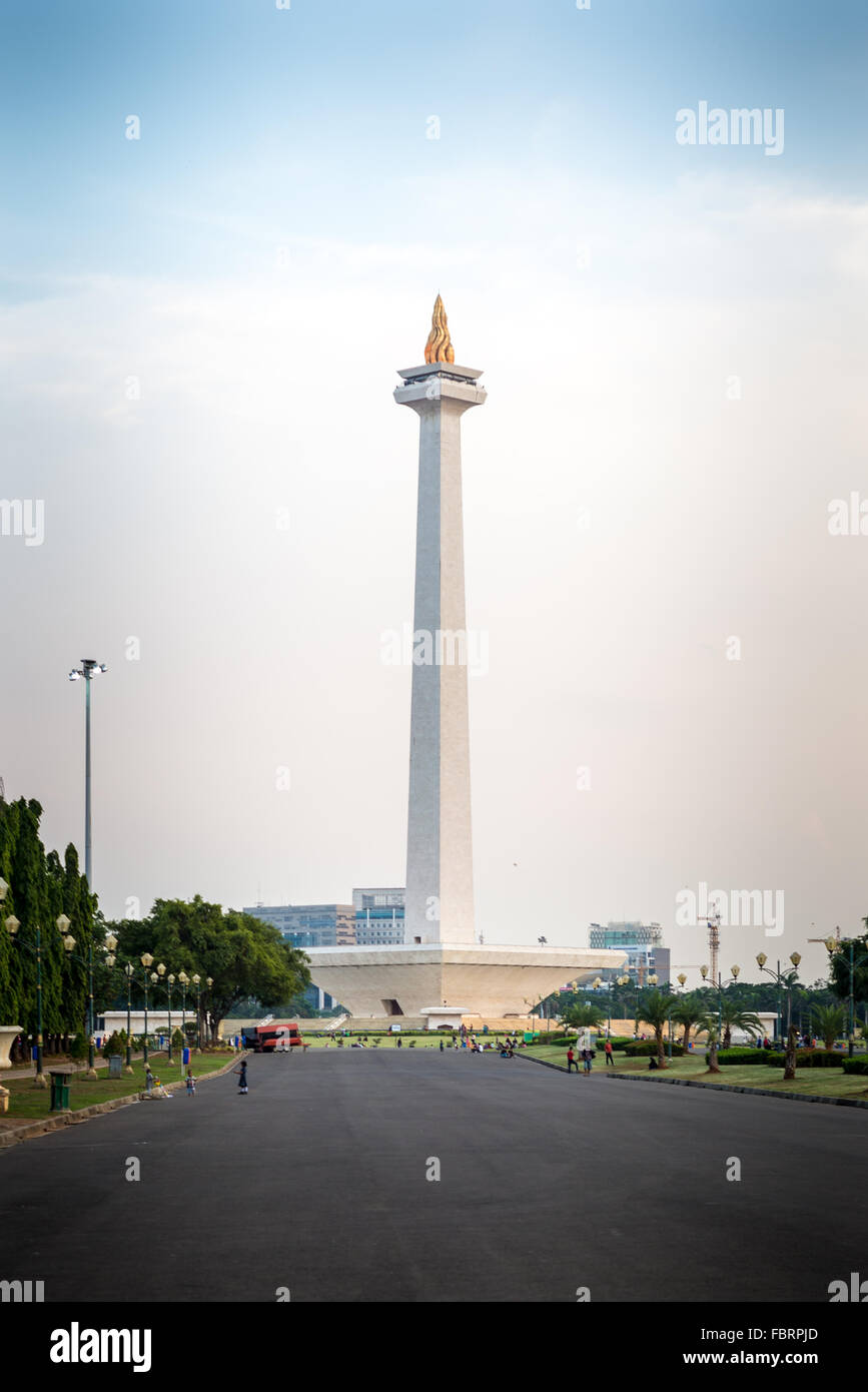 Monument national de l'Indonésie, Jakarta Banque D'Images