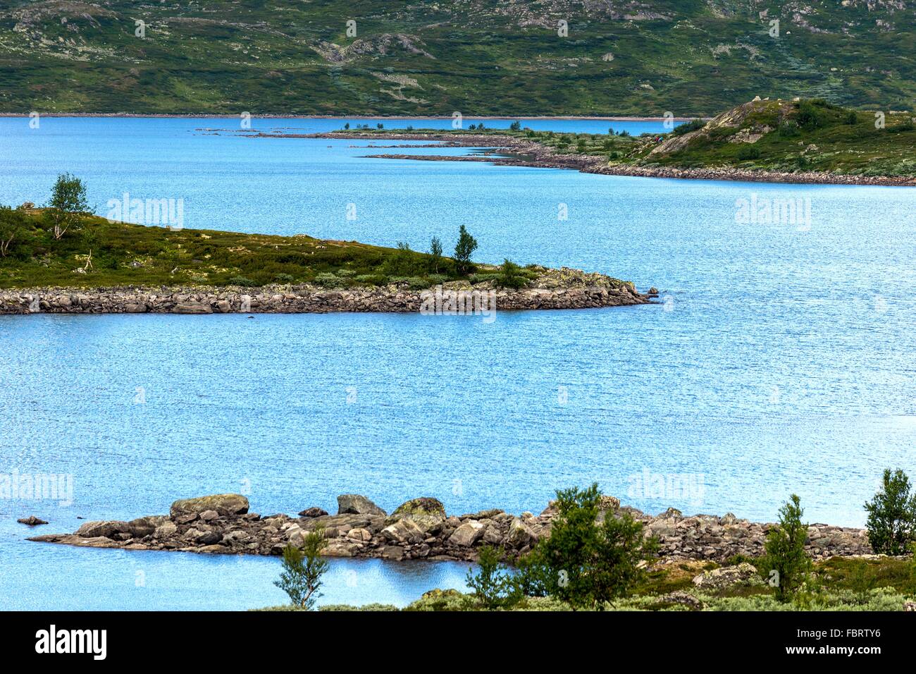 Vavatn le lac, la Norvège Banque D'Images