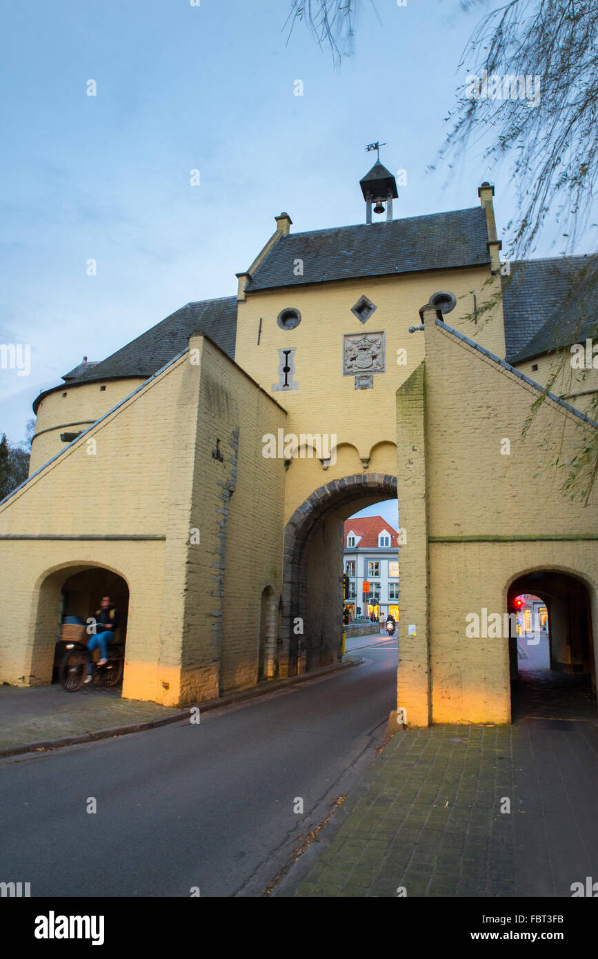 Smedenpoort, blacksmith's Gate, Bruges Banque D'Images