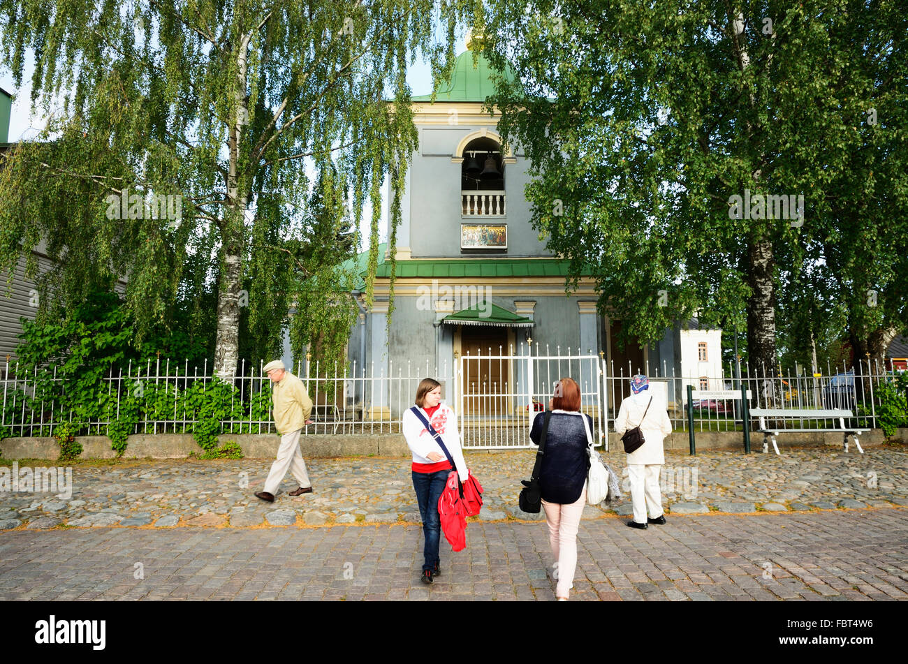 La forteresse de Lappeenranta. Église orthodoxe. Lappeenranta. La Carélie du Sud. La Finlande. L'Europe Banque D'Images