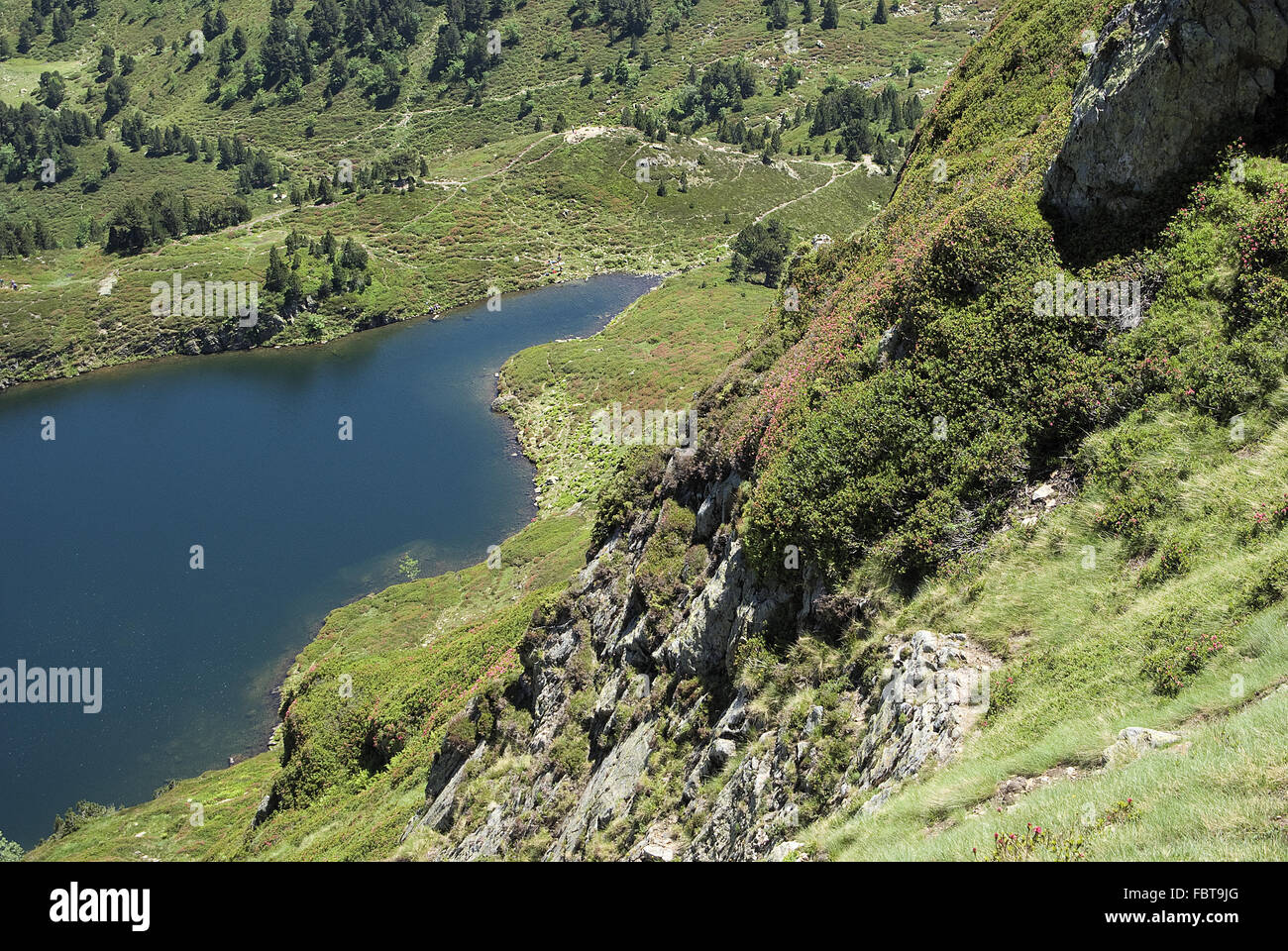 Bergsee, lac de montagne Banque D'Images