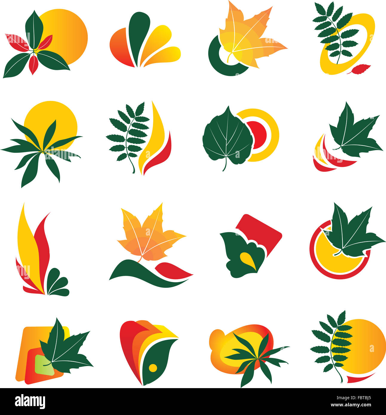 logo de feuille Banque D'Images logo de feuille Banque D'Images